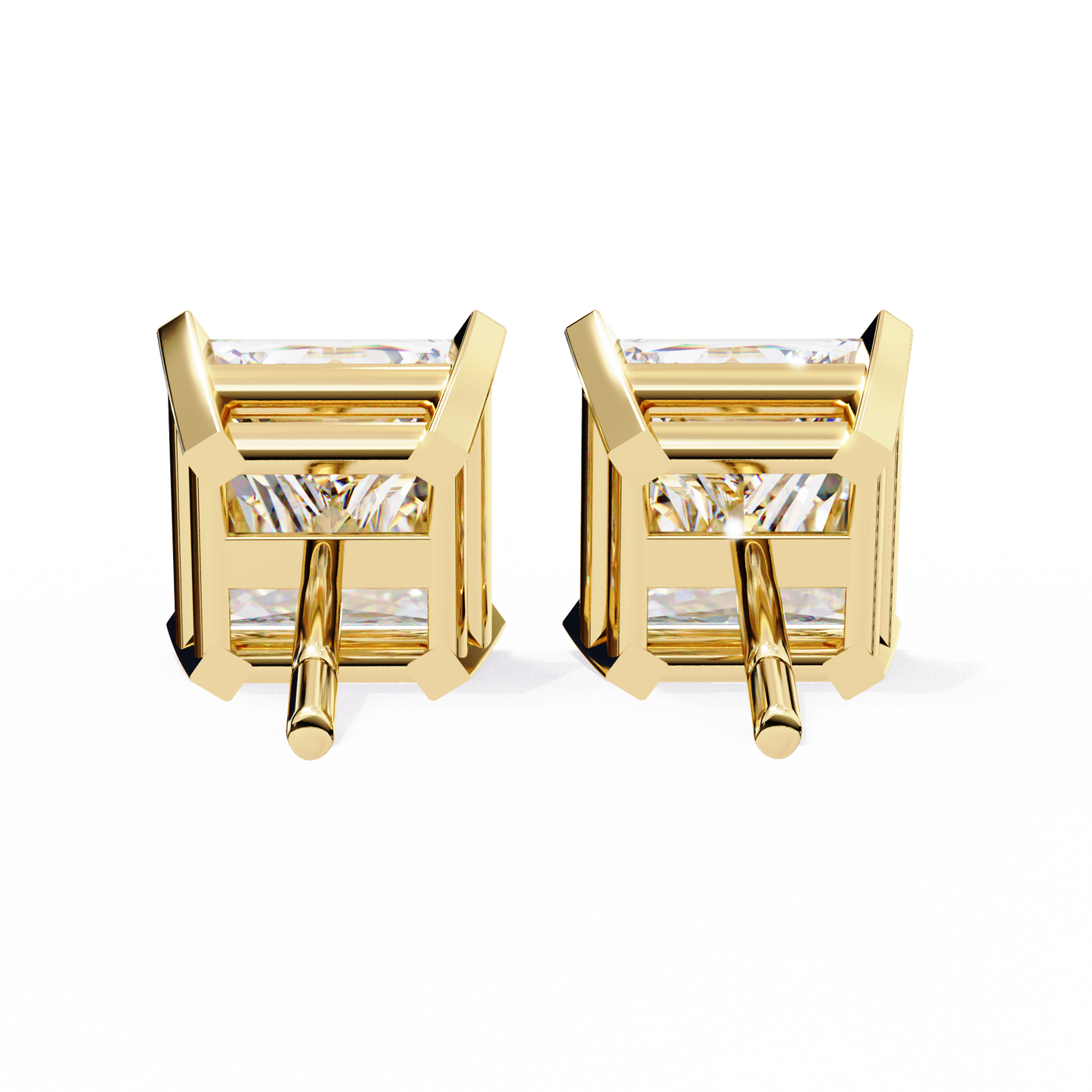 Zeylora Solitaire Diamond Earrings