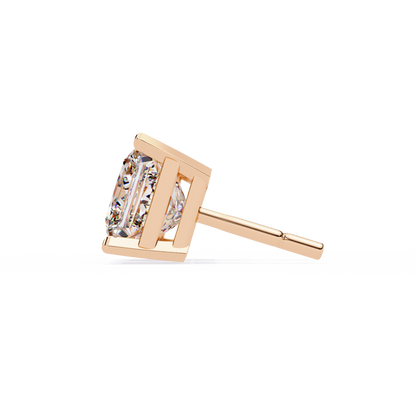 Zeylora Solitaire Diamond Earrings