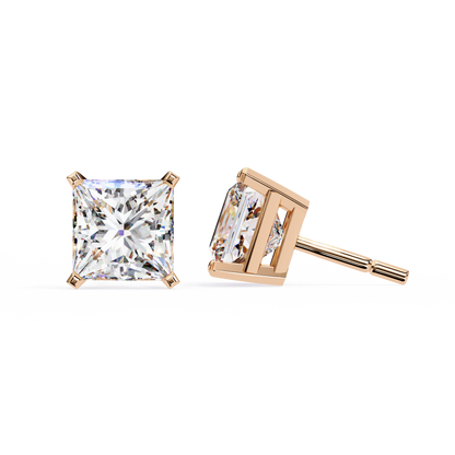 Zeylora Solitaire Diamond Earrings