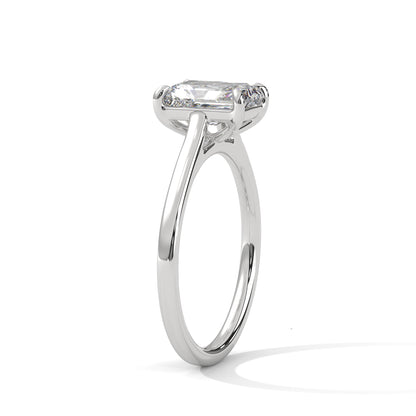 Luminous Oath Emerald Solitaire Ring