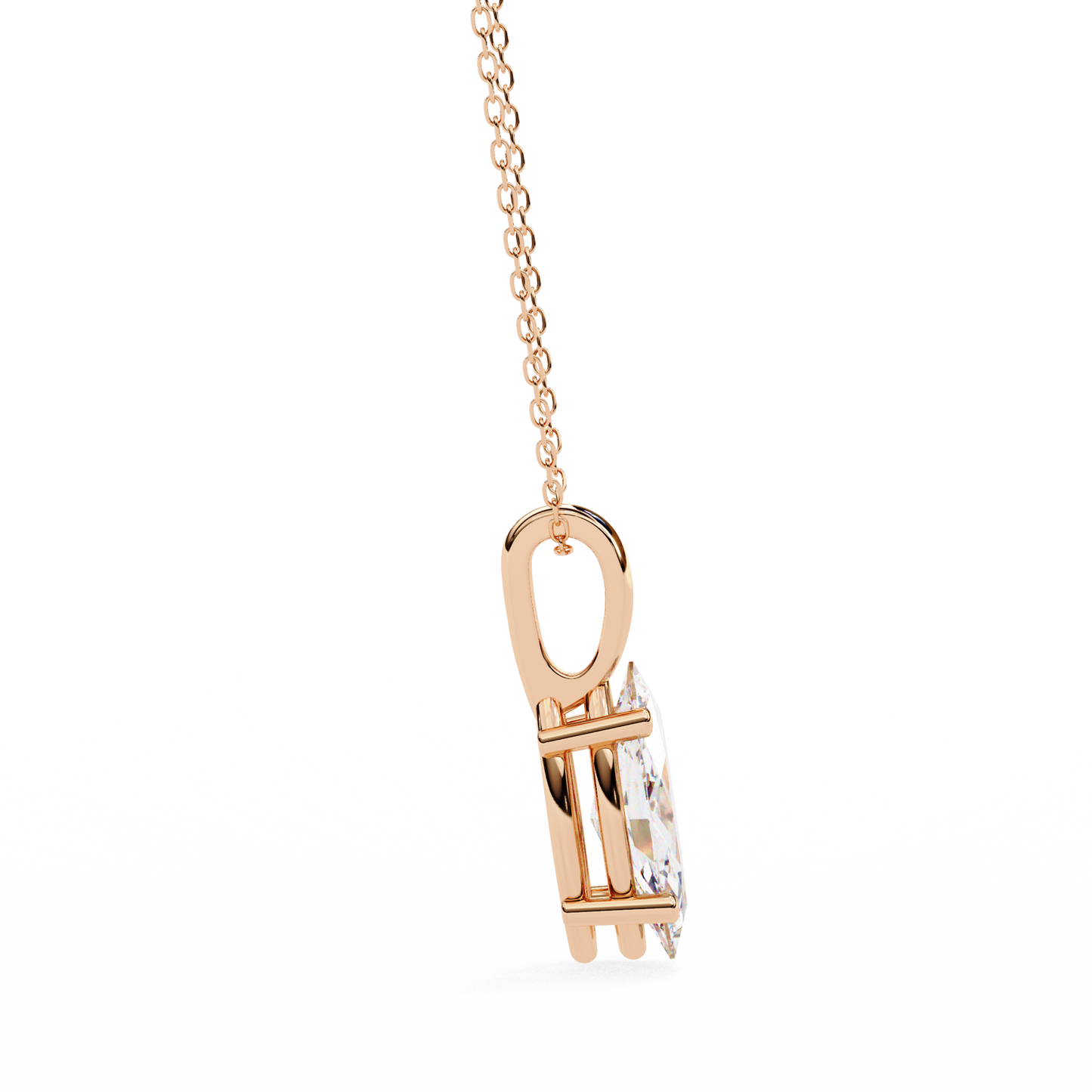 Vionna Renaissance Marquise Solitaire Pendant