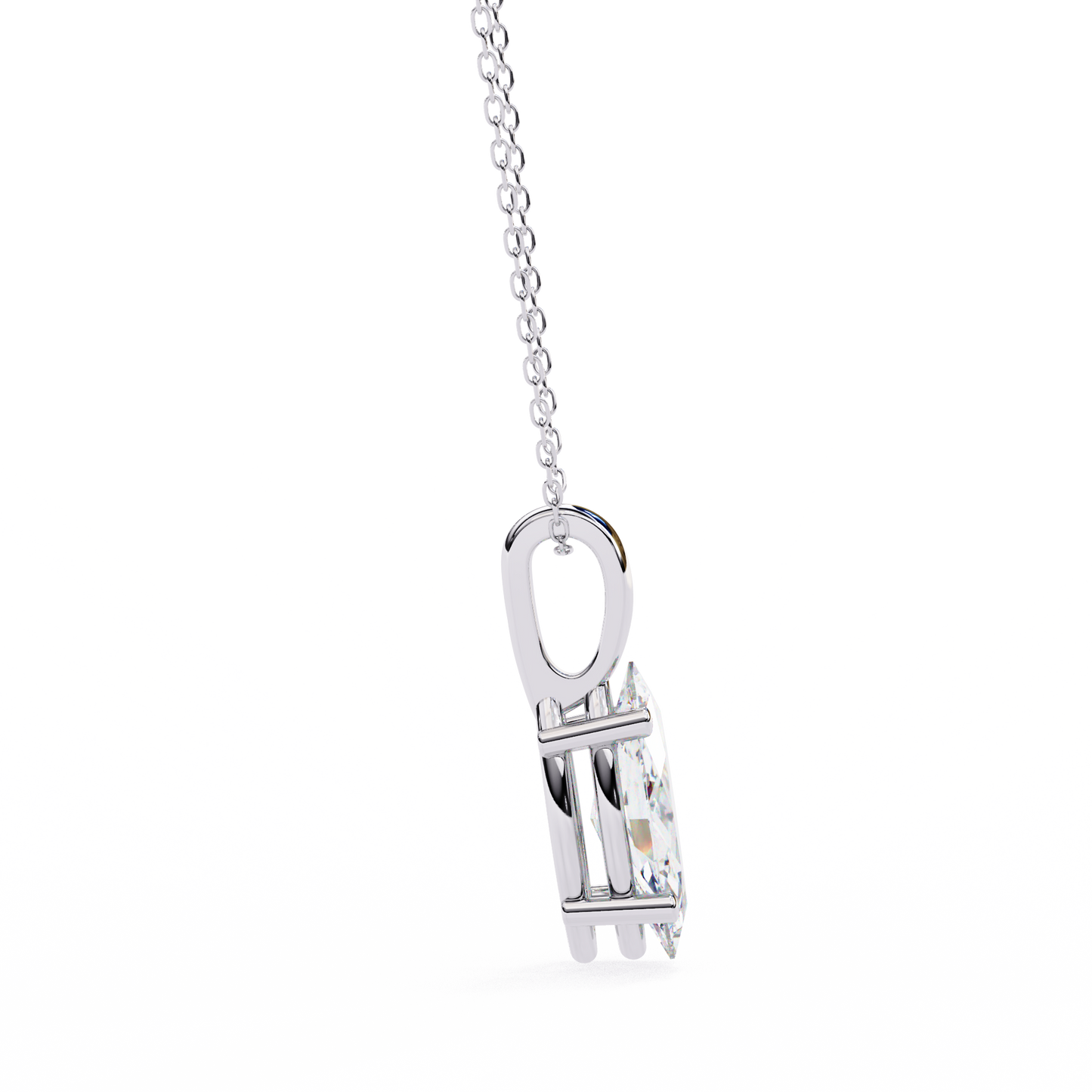 Vionna Renaissance Marquise Solitaire Pendant