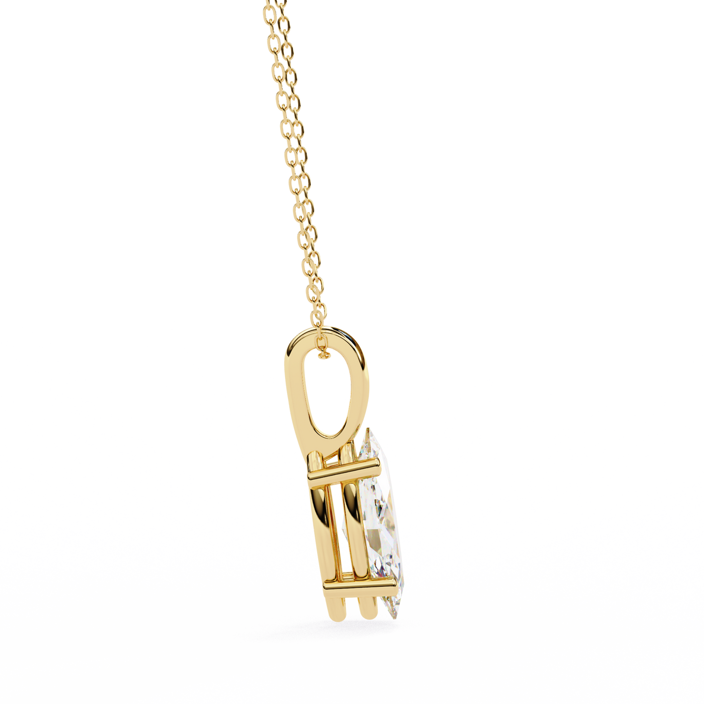Vionna Renaissance Marquise Solitaire Pendant