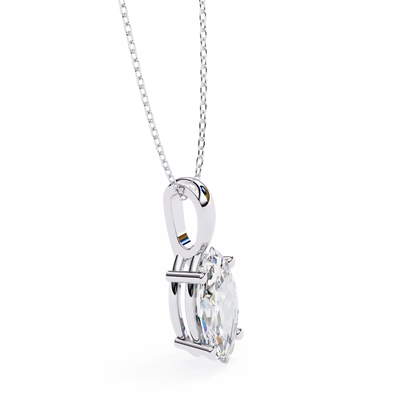Vionna Renaissance Marquise Solitaire Pendant