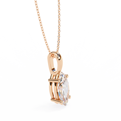 Vionna Renaissance Marquise Solitaire Pendant