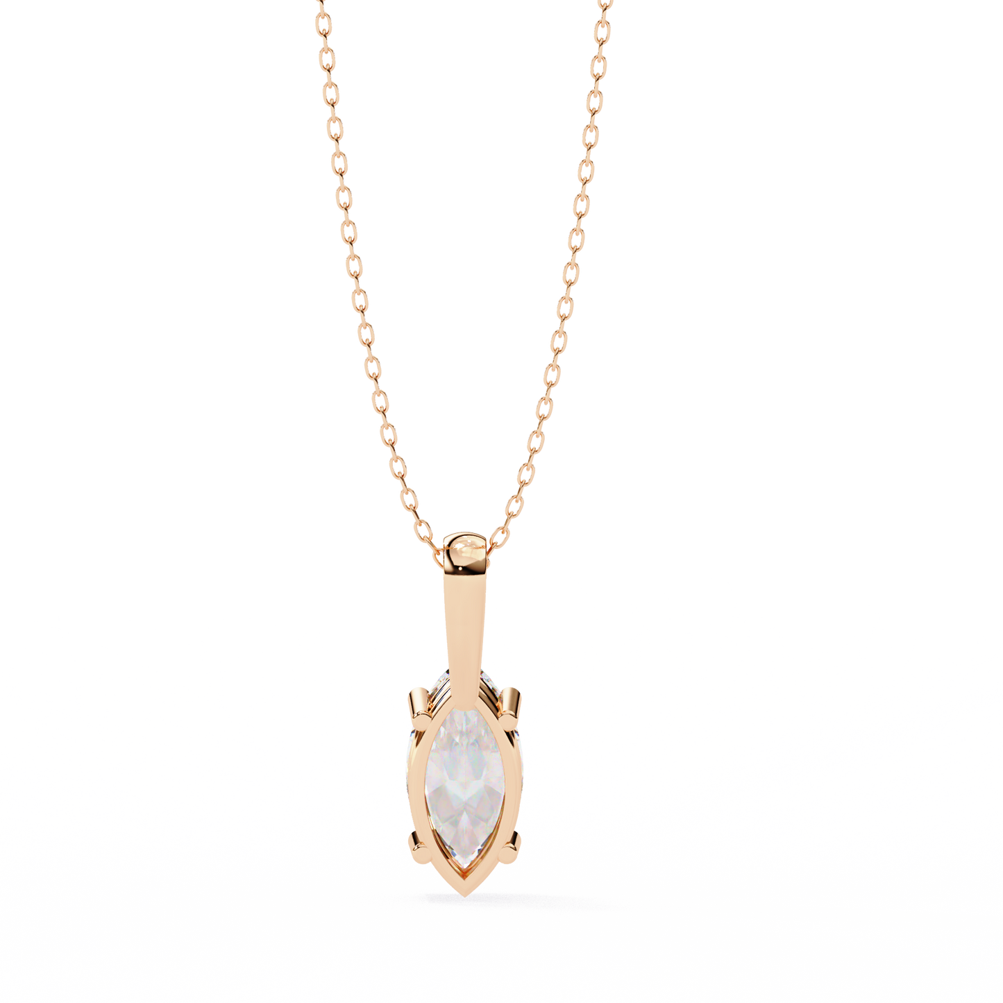 Vionna Renaissance Marquise Solitaire Pendant