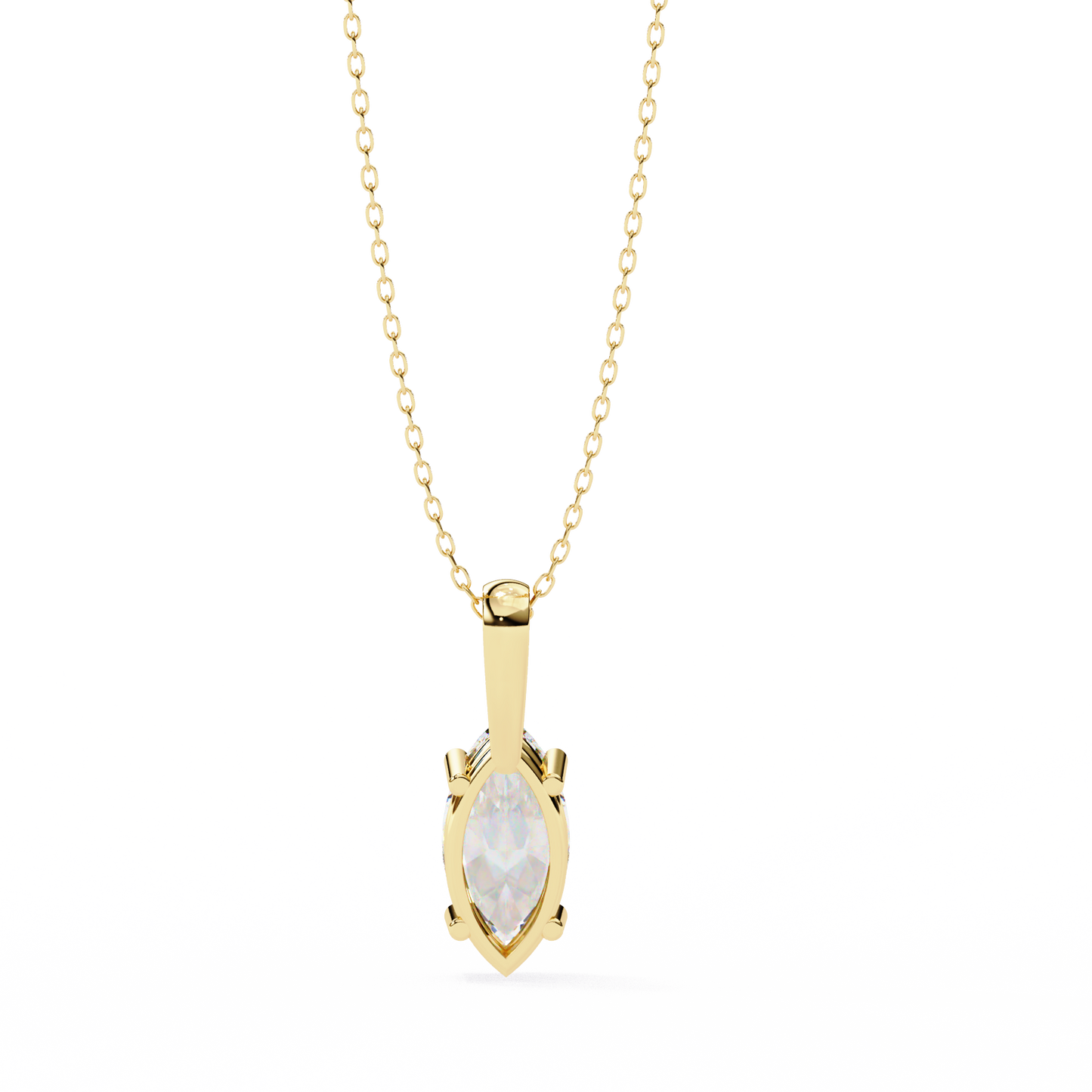 Vionna Renaissance Marquise Solitaire Pendant