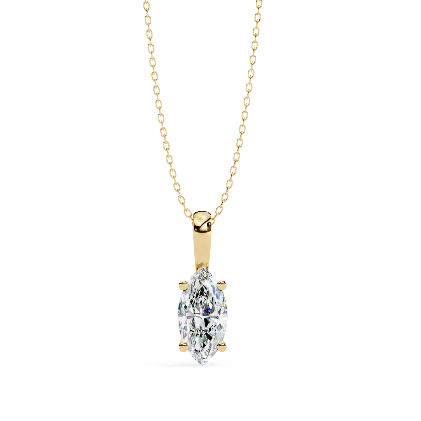 Vionna Renaissance Marquise Solitaire Pendant