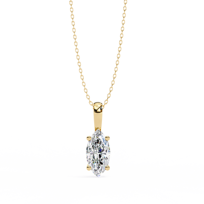 Vionna Renaissance Marquise Solitaire Pendant