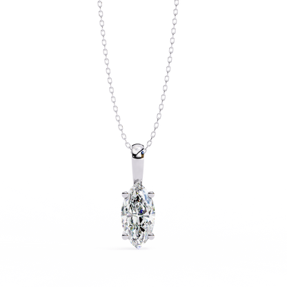 Vionna Renaissance Marquise Solitaire Pendant