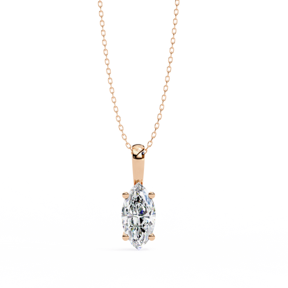 Vionna Renaissance Marquise Solitaire Pendant