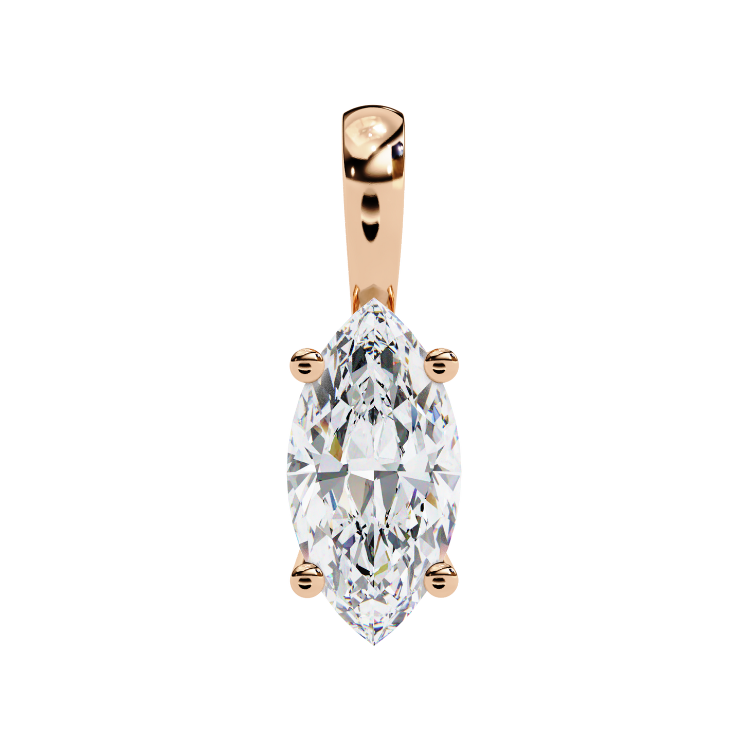 Vionna Renaissance Marquise Solitaire Pendant