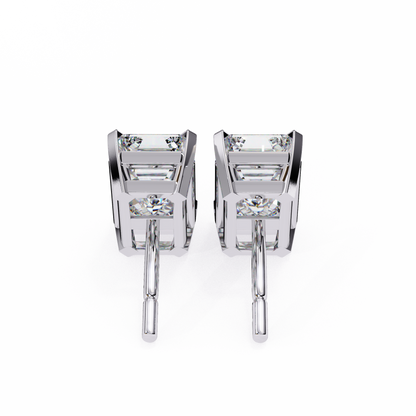 Luxverra Solitaire Diamond Earrings