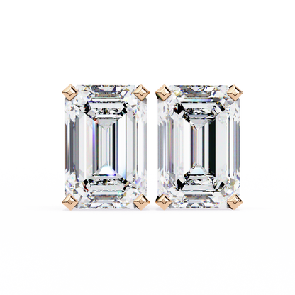 Luxverra Solitaire Diamond Earrings
