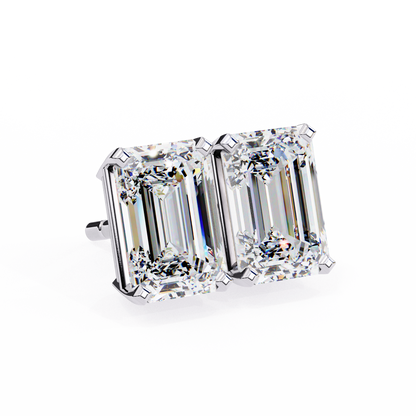 Luxverra Solitaire Diamond Earrings