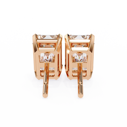 Luxverra Solitaire Diamond Earrings