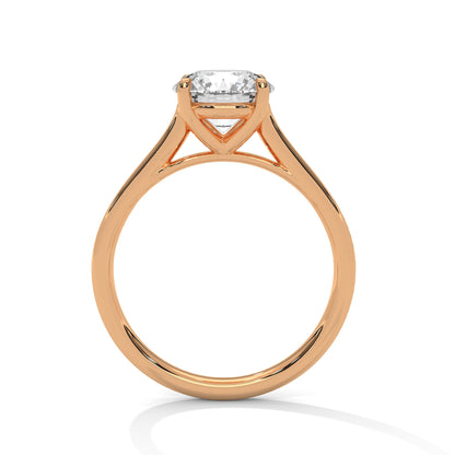 Lustrous Clarity – Classic Diamond Solitaire Ring