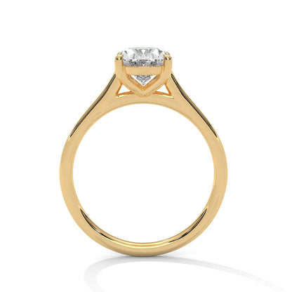 Sacred Shimmer Oval Solitaire Ring