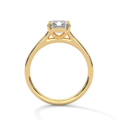 Luminous Oath Emerald Solitaire Ring