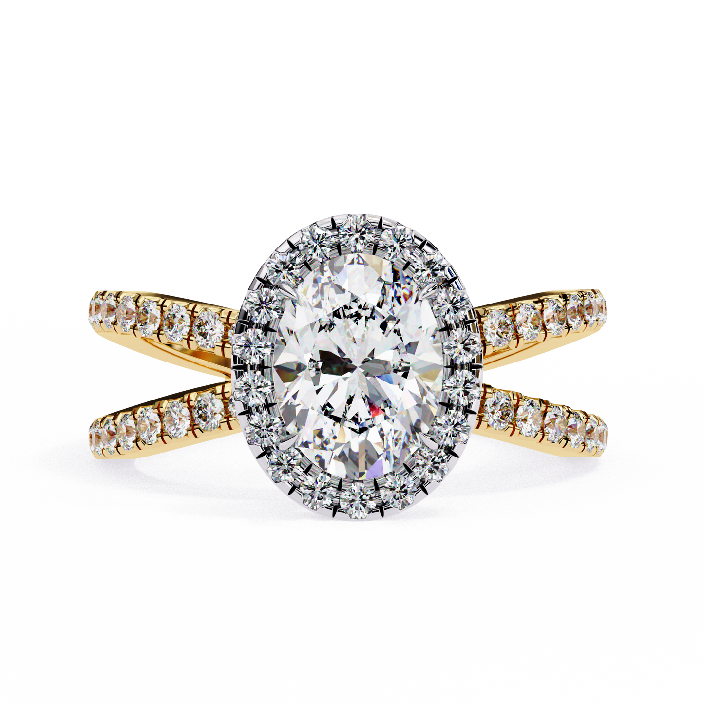 Venezia Poise Oval Solitaire Ring