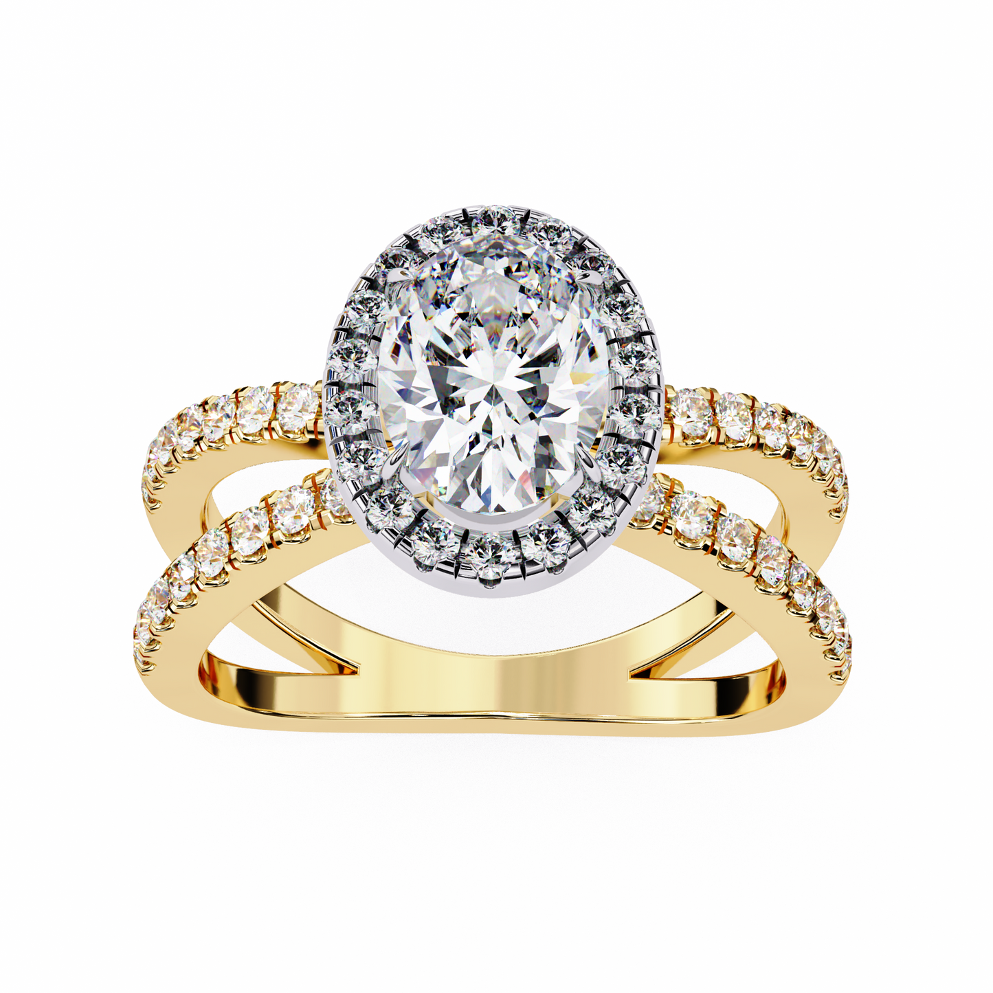 Venezia Poise Oval Solitaire Ring