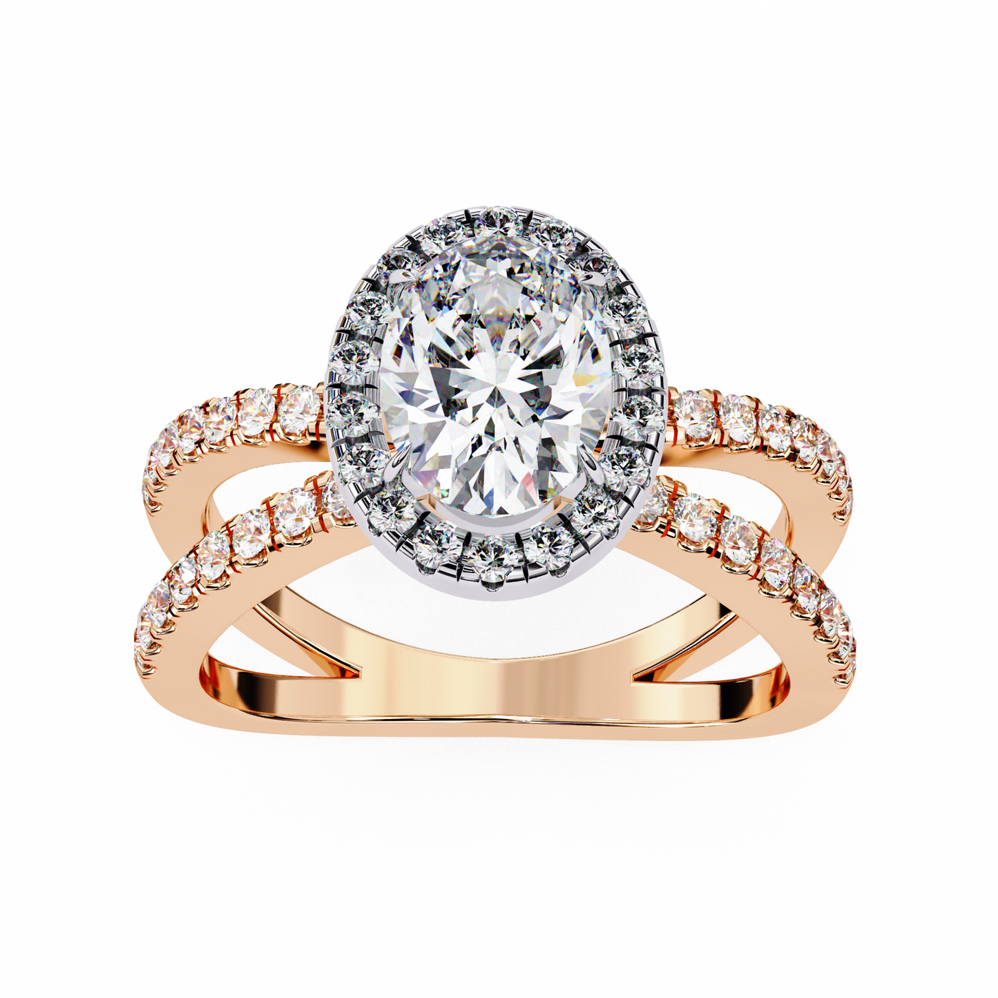 Venezia Poise Oval Solitaire Ring