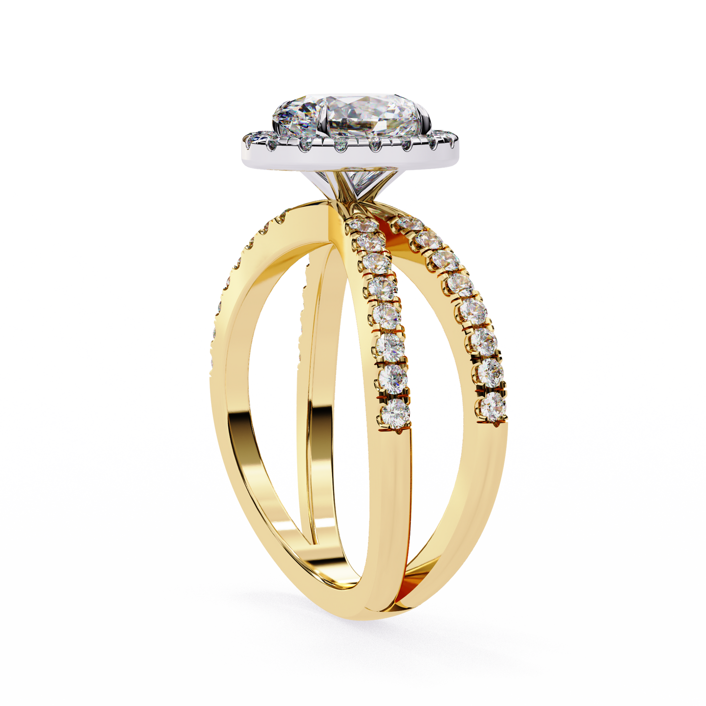 Venezia Poise Oval Solitaire Ring