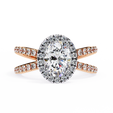 Venezia Poise Oval Solitaire Ring