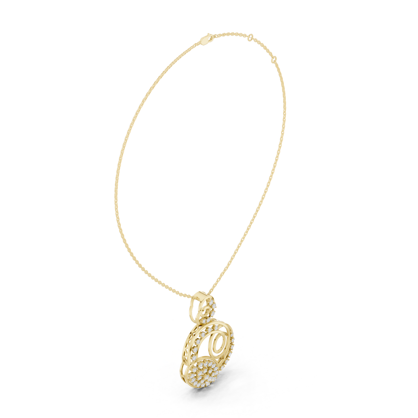 The Majestic Drop Diamond Pendant