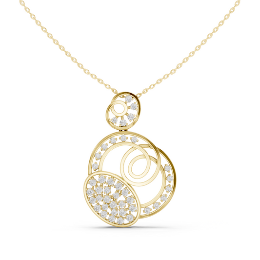 The Majestic Drop Diamond Pendant