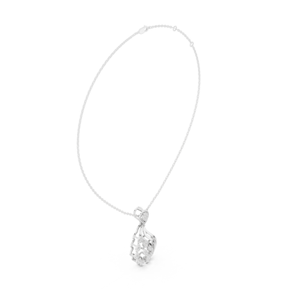 Gilded Whisper Diamond Pendant
