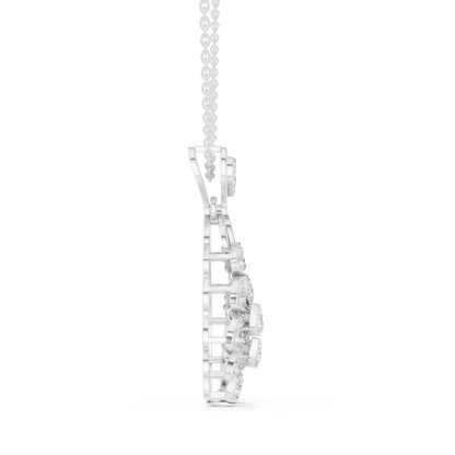 Gilded Whisper Diamond Pendant