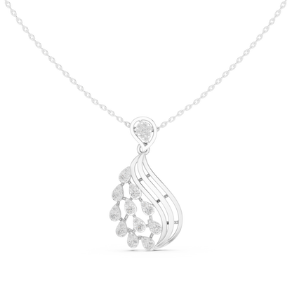 Gilded Whisper Diamond Pendant