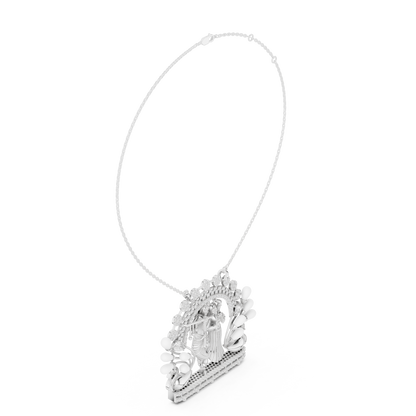 Radha Krishna Diamond Pendant