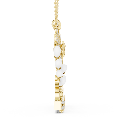 Radha Krishna Diamond Pendant