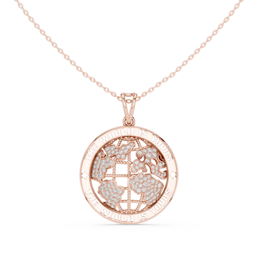 Globe of Glory Diamond Pendant