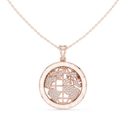 Globe of Glory Diamond Pendant