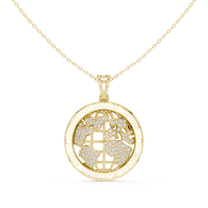 Globe of Glory Diamond Pendant