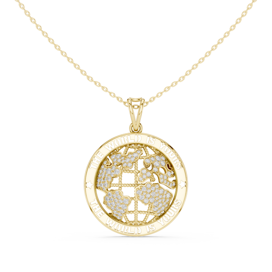 Globe of Glory Diamond Pendant