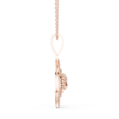 Versace Medallion Diamond Pendant
