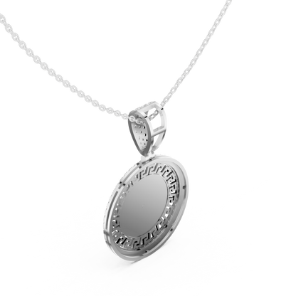 Versace Medallion Diamond Pendant