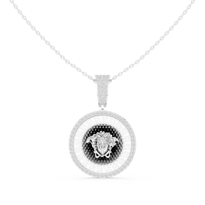 Versace Medallion Diamond Pendant