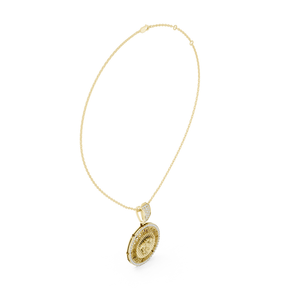 Versace Medallion Diamond Pendant