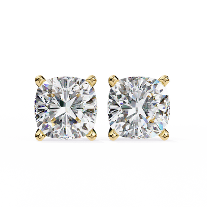 Velamira Cushion Solitaire Diamond Earrings