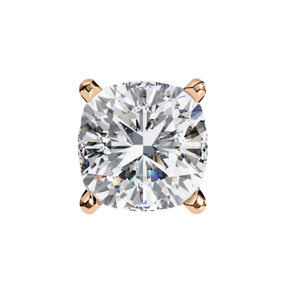Velamira Cushion Solitaire Diamond Earrings