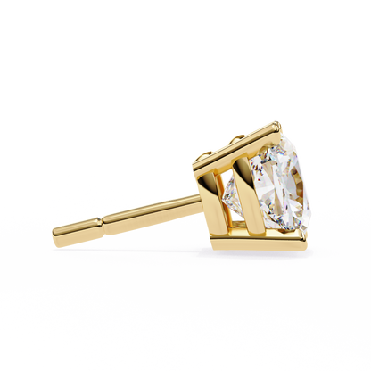 Velamira Cushion Solitaire Diamond Earrings