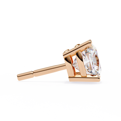 Velamira Cushion Solitaire Diamond Earrings