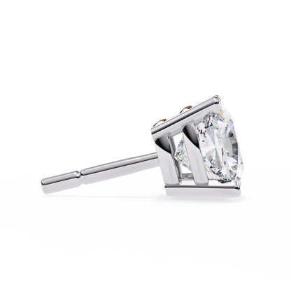 Velamira Cushion Solitaire Diamond Earrings