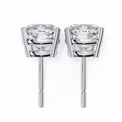 Velamira Cushion Solitaire Diamond Earrings