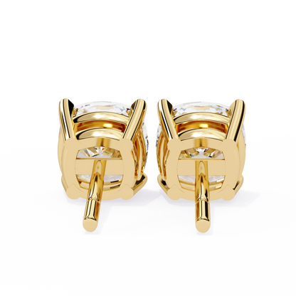 Velamira Cushion Solitaire Diamond Earrings